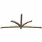 Ekena Millwork Davenport Smooth Timber Gable Bracket, Douglas Fir, 108"W x 49"H x 3 1/2"D x 3 1/2"F, 11/12 Pitch GBW108X49X0404DAV00SDF - alternate 4